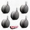 Service Caster 4'' Gray Heavy Duty Floor Safe Twin Wheel Caster 1/2'' Threaded Stem, 5PK SCC-TS02S100-TPR-GRY-121310-5 - alternate 3